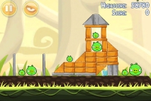 Angry Birds Danger Above уровень 6-1